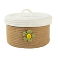 thumbnail image 1 of 1 Set Basket For Toys 7.1x7.1x3.5in With Lid For Home Use, 1 of 9