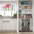thumbnail image 5 of LALILO Kitchen Curtains and Valances Set of 3 36" Cartoon Window Treatment Tiers for Window Decor, 5 of 5