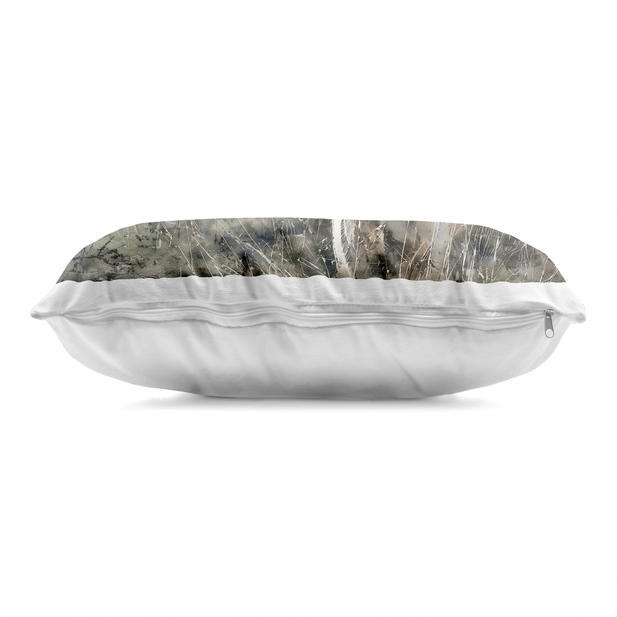 Stupell Industries Deer in Winter Wilderness Decorative Printed Throw Pillow, design by Franklyn Gregory, 14 x 7 x 20