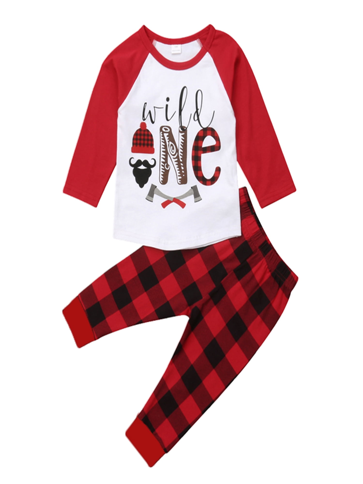 baby plaid pants