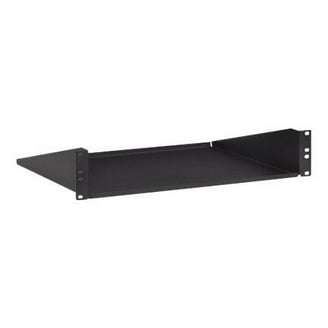 3U Flanged Spacer Blank - 19" Rack Mount Filler Panel With Tool-Less Snap-In Clip