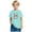 Light Blue, variant on FamilyThread Toddler Girls Boys Fashionable Short Sleeve Cotton T-Shirt Baseball Print Summer Tops Crew Neck Casual Daily Shirt For 3-9Y