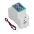 thumbnail image 1 of DIN Rail Meter Digital Voltmeter Ammeter Power Energy Monitor Multimeter Tester AC50‑300V 100A, 1 of 5