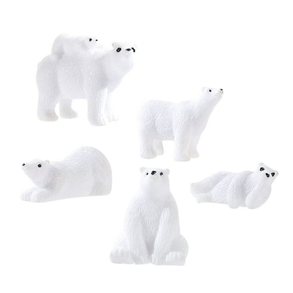 ELAYARD Set of 15 Animal Figurines Resin Decorations for Office Desk and Bookshelf Display