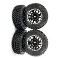 thumbnail image 4 of Llantas de plástico resistentes al desgaste Bewildely para coche teledirigido Axial SCX24 Crawler RC 1/24 Negro, 4 of 6