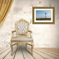 thumbnail image 3 of Highsmith, Carol 18x13 Gold Ornate Wood Framed with Double Matting Museum Art Print Titled - Windmill in rural Gray County in the Texas panhandle, 3 of 4