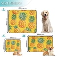 thumbnail image 3 of RMDQTR 3Pack Set of Small Pet Potty Pads Reusable Ultra-Absorbent Pet Training Pads Leak-Proof Pet Pads Abstract Painting Of Pineapple, 3 of 7