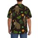 thumbnail image 3 of Fotbe Sloth Doing Yoga Camisa Estampada de Manga Corta para Hombre, Casual de Verano, Estilo Playero, Sin Arrugas-Medium, 3 of 5