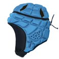 thumbnail image 4 of Rugby Helmet Headguard with Adjustable Strap Ultralight Impact-Resistant Soccer Ski Soft Protective Helmet for Kids Youth-Blue,M, 4 of 7