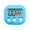 Blue, variant on Digital Kitchen Timer with /Stand - LCD Display, Minute/Second Buttons - for Cooking/Studying,