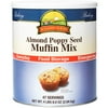 Augason Farms Almond Poppy Seed Muffin Mix, 72 oz