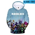 thumbnail image 1 of Roblox-ropa de juego periférica para adultos y niños, suéter suelto con capucha, impresión Digital 3D, Color, moda para hombres y mujeres, nuevo, 1 of 4