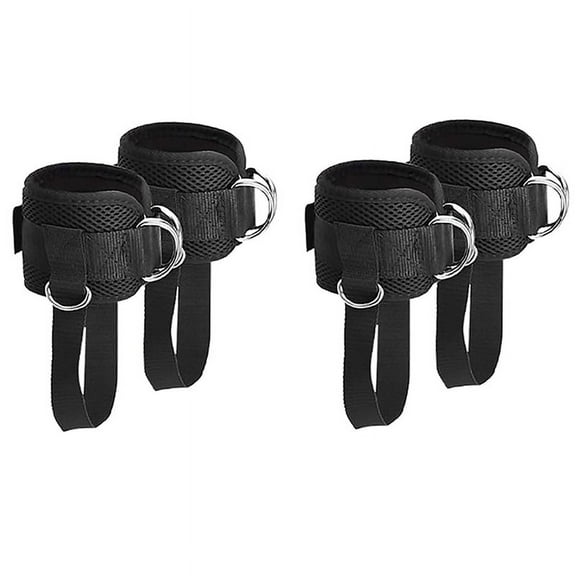 4X Ankle Strap for Cable Machine, Men & Women Thigh Bands for Workout Hips Trainer Leg Press Muscle Strength