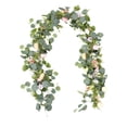 thumbnail image 2 of Simulation Egg Rattan,Easter Decorative Wreath,Spring Table Arch Arrangement Props,Bendable Wire,Bendable Easter Egg Vine Garland with Greenery,Versatile Prop for Table Runners,Arches Wreaths, 2 of 7