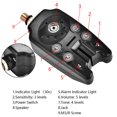 thumbnail image 4 of Alarma De Mordedura De Pez Electrónico De Pesca Led Indicador De Alerta De Sonido Palo De Luz (Negro) Eigraketly OD004180-00, 4 of 5