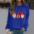 thumbnail image 2 of Pull de Noël pour Femmes Veste Mi-Longue à Capuche Douce Col Rond Cardigan d'Hiver Imprimé Graphique Mode Sweat à Manches Longues Fermeture Blouse, 2 of 5