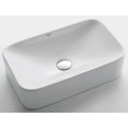 thumbnail image 2 of Kraus KCV-122 Évier Rectangulaire en Céramique Blanche, 2 of 5