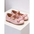 thumbnail image 5 of Toddler & Little Girl Bow-Accent Ballet Flats – Soft Sole Non-Slip Dress Shoe, 5 of 7