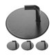 thumbnail image 1 of WEUVEB 4Ud Colgadores Adhesivos Negros Sin Taladro Para Toallas Y Ropa Duraderos Y Versátiles, 1 of 8