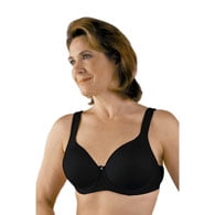 Classique 758 Post Mastectomy Fashion Bra-Black-44B