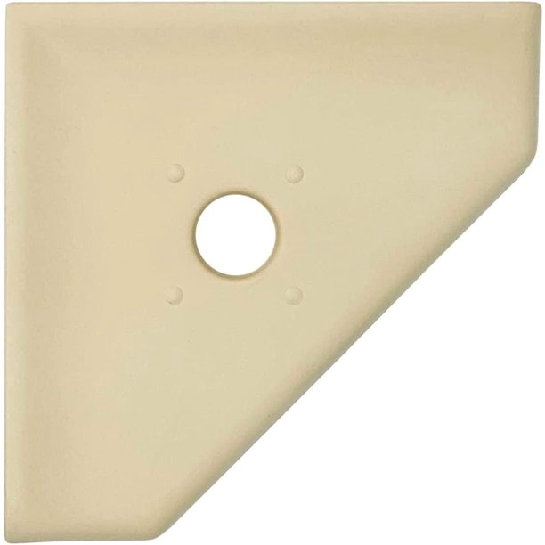 Décor Corner Shower Shelf Soap Dish, Wall Mounted Retrofit for Tiled