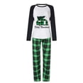 thumbnail image 3 of Pijama familiar a juego con gorro de Navidad, Conjunto de pijama verde, Feliz Navidad, 2022, 3 of 3