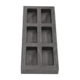 thumbnail image 2 of Ingot , Casting Graphite  Thermal Stability Wear Resistant High Purity Sturby 6 Holes  For Gold, 2 of 8