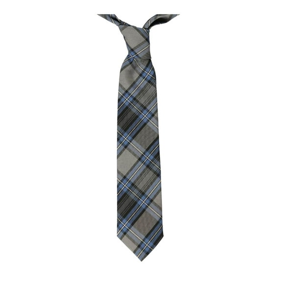 Cookie’s Boys’ Traditional 4-in-Hand Necktie Color: gray/royal/black/white *plaid #47* Size: one size