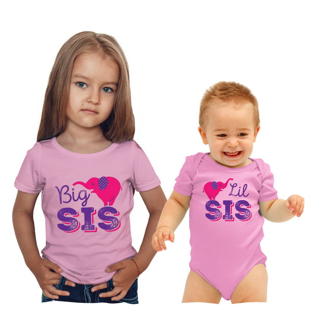 Texas Tees, Little Sister Big Sister Outfits Matching Set, Little ...