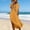 Yellow, variant on YTCAMLO A Line Sundresses for Women Casual Short Sleeve Long Dress Baggy Sleeveless Maxi Dress with Pockets Flowy Travel Vacation Clothes, Beige S
