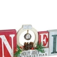 thumbnail image 4 of Northlight LED Lighted "Noel Holly Jolly Christmas" Holiday Sign with Jingle Bell - 13", 4 of 5