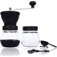 thumbnail image 1 of Molinillo de café Manual de cerámica similar al carbono, molinillo de café hecho a mano, molinillo de café ajustable LingWen 8390606719201, 1 of 1