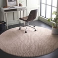 thumbnail image 2 of SAFAVIEH Revive Myles Geometric Polyester Area Rug, Pink, 6'7" x 6'7" Round, 2 of 7