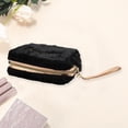 thumbnail image 3 of Ofertas Únicas 1 Pc Bolsa de Maquillaje Portátil para Mujeres para Viajes, Vacaciones, Bodas, Camping, Terciopelo Negro, 3 of 3