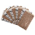 thumbnail image 4 of 100 Qty 6" x 9" Decorative Flat Paper Gift Bags - Combination Leopard & Zebra Pattern Bags - for Sales/Treats/Parties Cookies/Gifts - N'icePackaging, 4 of 8