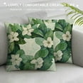 thumbnail image 3 of JRXY Spring Pillow Covers for Home Decor Farmhouse Magnolia Wreath Country Cow Vintage Flower Floral Truck Rustic Decorative Throw Pillow Cases for Outdoor Porch Decorations White, 3 of 5