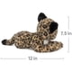 thumbnail image 4 of Peluche GUND Banks con diseño de leopardo, 30 cm, color marrón y blanco, 4 of 6