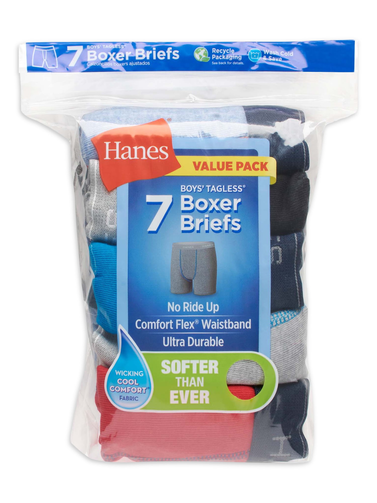 Hanes Boys Underwear, 7 Pack Tagless Boxer Briefs, Ubuy Nepal