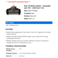 thumbnail image 2 of Rear Left Wheel Cylinder - Compatible with 1997 - 2008 Ford F-150 1998 1999 2000 2001 2002 2003 2004 2005 2006 2007, 2 of 2