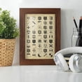 thumbnail image 6 of Vintage Heraldry I -Framed Print w/glass-Chestnut, 6 of 8