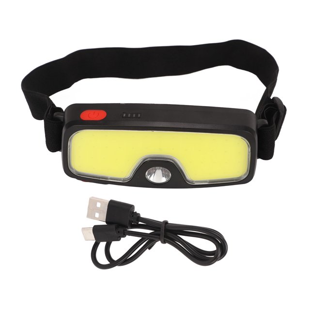 Linterna frontal para exteriores con 5 modos de iluminación, fuente de luz doble, resistente al agua, para correr, pescar, acampar YUNYI BRAND Deportes
