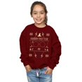 thumbnail image 2 of Harry Potter Girls Christmas Pattern Sweatshirt, 2 of 3