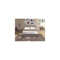 thumbnail image 2 of Homestock Earthy Elegance 2 Piece Bedroom Set - Button Tufted Bed Frame - Velvet Fabric Upholstered Headboard And A Nightstand-Color:Antique Mahogany/Taupe,Size:Full, 2 of 9