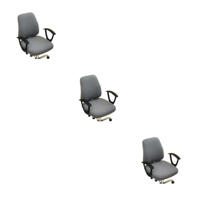 Transemion 1/2/3/5 2pcs/set Office Chair Cover For Professional And Polished Look Dustproof gray 3PCS