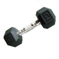 thumbnail image 1 of CAP Barbell Coated Hex Dumbbell, Single 3 - 100 lb, 1 of 6