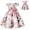 NEW Pink, variant on WSMEA Dresses for Girls Fancy Floral Flowers Prints Short Sleeves Beach Straps Junior Size 16 Sun Dress
