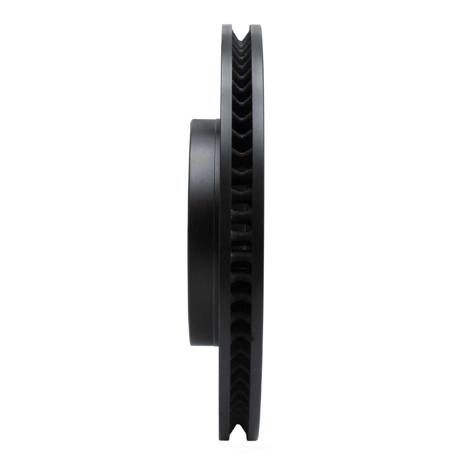 Dynamic Friction Company 633-76154L DFC Brake Rotor - Drilled And Slotted - Black