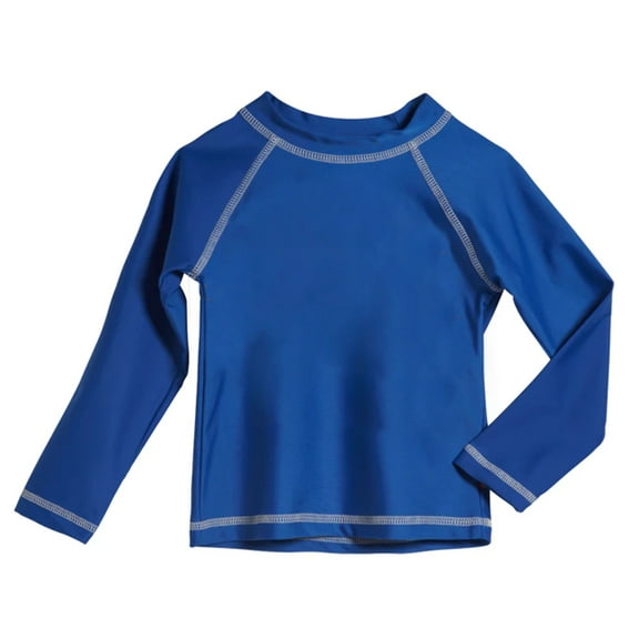 Made in USA Boys UPF 50  Long Sleeve Rashguard | Royal Blue
