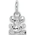 thumbnail image 4 of 14K White Gold Teddy Bear Charm (12 X 8) Made In United States k1324, 4 of 6