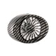 thumbnail image 2 of Ventilador ajustable de coche a 360° con luces de color - 3 velocidades, motor silencioso, 5 palas, alimentación USB para coche y hogar - negro/azul/rosa, 2 of 9